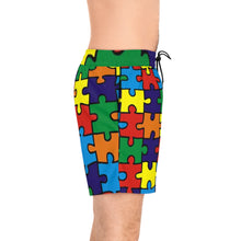 Load image into Gallery viewer, Rainbow Men's Swim Shorts