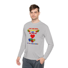 Load image into Gallery viewer, Unisex Lightweight Long Sleeve Tee- "I Don't Care About The Gifts"
