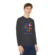Load image into Gallery viewer, Kids Long Sleeve Unisex lightweight Tee -"I Speak So Loud Without Saying A Word"