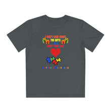 Load image into Gallery viewer, Kids Unisex Dry Fit Tee- "I Don't Care About The Gifts"