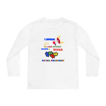 Load image into Gallery viewer, Kids Long Sleeve Unisex lightweight Tee -"I Speak So Loud Without Saying A Word"