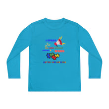 Load image into Gallery viewer, Kids Long Sleeve Unisex lightweight Tee -"I Speak So Loud Without Saying A Word"