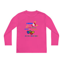 Load image into Gallery viewer, Kids Long Sleeve Unisex lightweight Tee -"I Speak So Loud Without Saying A Word"