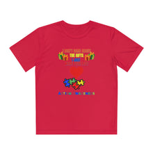 Load image into Gallery viewer, Kids Unisex Dry Fit Tee- "I Don't Care About The Gifts"