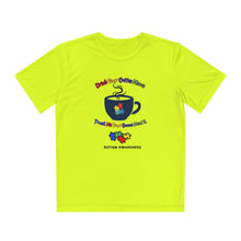 Load image into Gallery viewer, Kids Unisex Light Weight Tee- "Drink Your Coffee Mama"