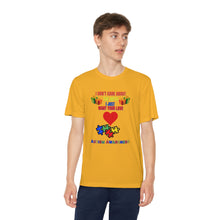 Load image into Gallery viewer, Kids Unisex Dry Fit Tee- "I Don't Care About The Gifts"
