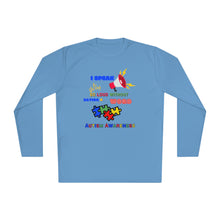 Load image into Gallery viewer, Unisex Lightweight Long Sleeve Tee- "I Speak So Loud Without Saying a Word"