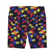 Load image into Gallery viewer, Classic Puzzle Piece Women's Biker Shorts