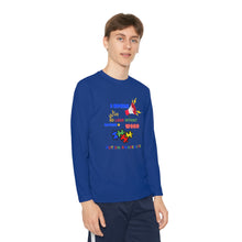 Load image into Gallery viewer, Kids Long Sleeve Unisex lightweight Tee -"I Speak So Loud Without Saying A Word"
