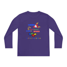Load image into Gallery viewer, Kids Long Sleeve Unisex lightweight Tee -"I Speak So Loud Without Saying A Word"