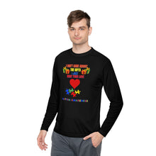 Load image into Gallery viewer, Unisex Lightweight Long Sleeve Tee- "I Don't Care About The Gifts"