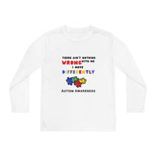Load image into Gallery viewer, Kids Long Sleeve Unisex lightweight Tee -"There Ain't Nothing Wrong With Me"