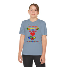 Load image into Gallery viewer, Kids Unisex Dry Fit Tee- "I Don't Care About The Gifts"