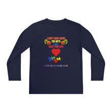 Load image into Gallery viewer, Kids Long Sleeve Unisex lightweight Tee -"I Don't Care About The Gifts"