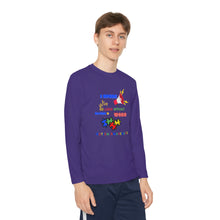 Load image into Gallery viewer, Kids Long Sleeve Unisex lightweight Tee -"I Speak So Loud Without Saying A Word"