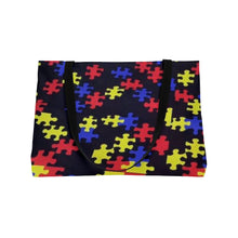Load image into Gallery viewer, Classic Puzzle Piece Weekender Tote Bag