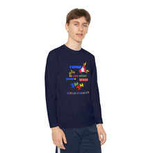 Load image into Gallery viewer, Kids Long Sleeve Unisex lightweight Tee -"I Speak So Loud Without Saying A Word"