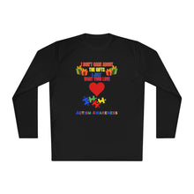Load image into Gallery viewer, Unisex Lightweight Long Sleeve Tee- "I Don't Care About The Gifts"