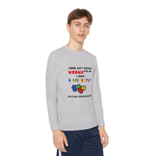 Load image into Gallery viewer, Kids Long Sleeve Unisex lightweight Tee -"There Ain't Nothing Wrong With Me"