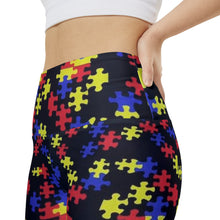 Load image into Gallery viewer, Classic Puzzle Piece Women's Biker Shorts