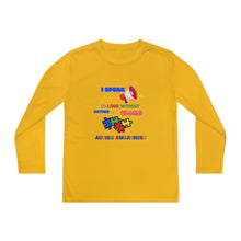 Load image into Gallery viewer, Kids Long Sleeve Unisex lightweight Tee -"I Speak So Loud Without Saying A Word"