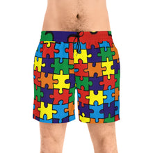 Load image into Gallery viewer, Rainbow Men's Swim Shorts