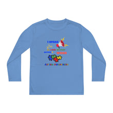 Load image into Gallery viewer, Kids Long Sleeve Unisex lightweight Tee -"I Speak So Loud Without Saying A Word"