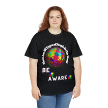 Load image into Gallery viewer, Autism Awareness Unisex All Types of People in this World Be Aware T-Shirt