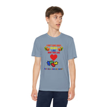 Load image into Gallery viewer, Kids Unisex Dry Fit Tee- "I Don't Care About The Gifts"