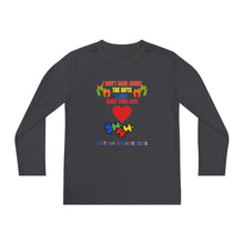 Load image into Gallery viewer, Kids Long Sleeve Unisex lightweight Tee -"I Don't Care About The Gifts"