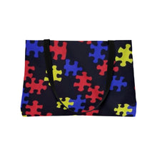 Load image into Gallery viewer, Classic Puzzle Piece Weekender Tote Bag