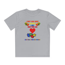 Load image into Gallery viewer, Kids Unisex Dry Fit Tee- &quot;I Don&#39;t Care About The Gifts&quot;
