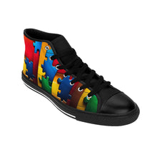 Load image into Gallery viewer, Super Hero Puzzle Piece Autism Awareness Women&#39;s Sneakers
