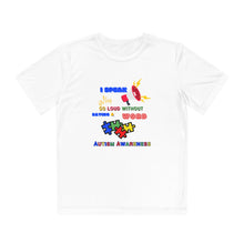 Load image into Gallery viewer, Kids Unisex Light Weight Tee- &quot;I Speak So Loud Without Saying A Word&quot;
