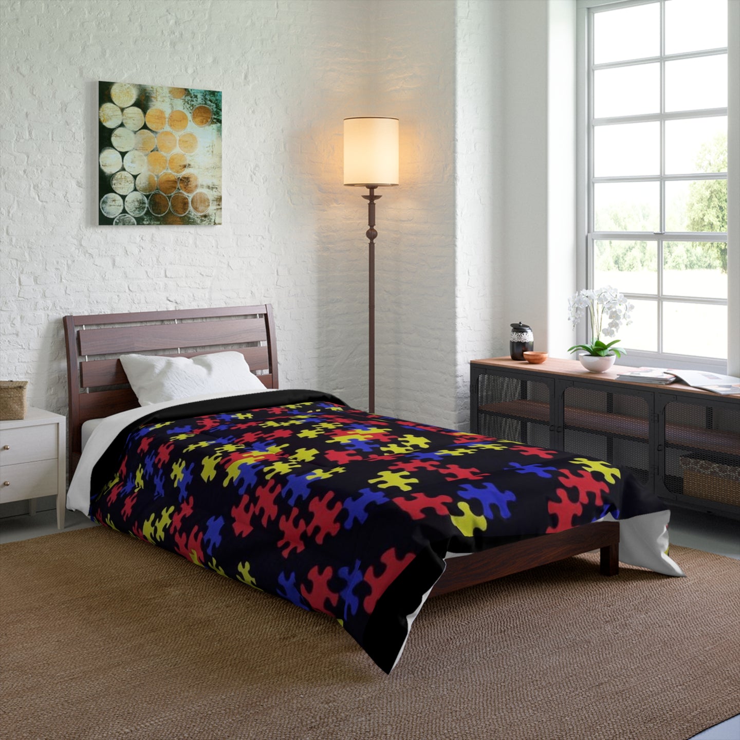 Classic Puzzle Piece Comforter