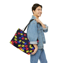 Load image into Gallery viewer, Classic Puzzle Piece Weekender Tote Bag
