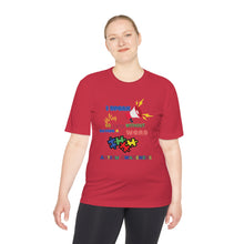 Load image into Gallery viewer, Unisex Dry Fit Tee &quot;I Speak So Loud Without Saying a Word&quot;
