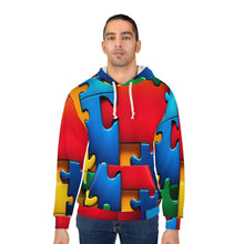 Load image into Gallery viewer, Unisex Super Hero Puzzle Piece Pullover Hoodie
