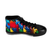 Load image into Gallery viewer, Super Hero Puzzle Piece Autism Awareness Women&#39;s Sneakers
