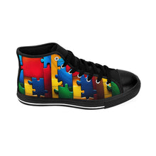 Load image into Gallery viewer, Super Hero Puzzle Piece Autism Awareness Women&#39;s Sneakers
