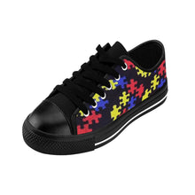 Load image into Gallery viewer, Classic Puzzle Piece Women&#39;s Sneakers
