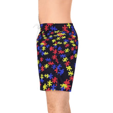 Load image into Gallery viewer, Classic Puzzle Piece Men&#39;s Swim Shorts
