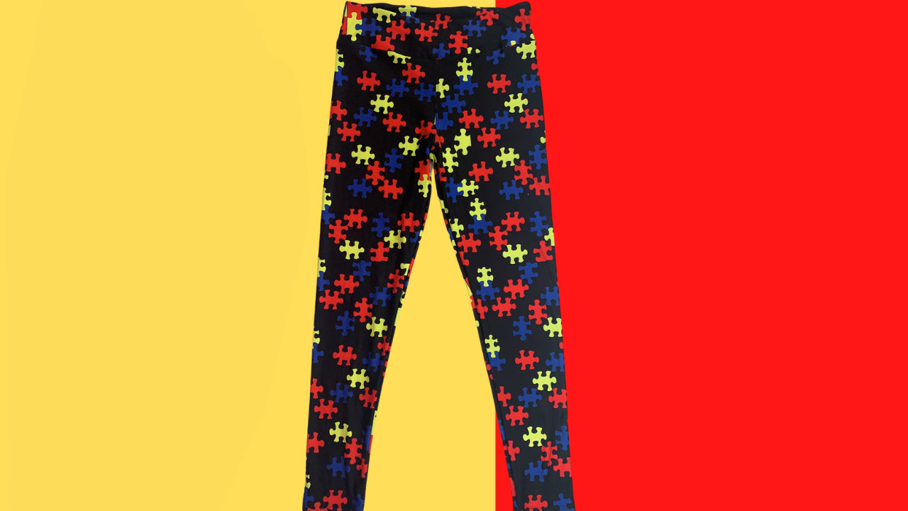 Autism Puzzle Piece Leggings